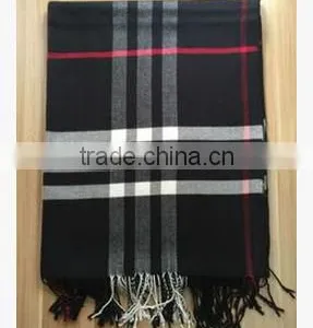 High Quality Fashionable Cotton Cashmere Imitation Tassel Scarf thumbnail-4