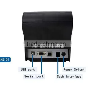 Hot Sale POS 80mm Mini Thermal Printer With Autocutter / Easy Paper Loading Design thumbnail-4