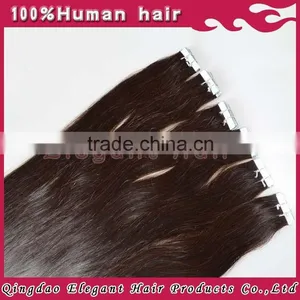 100% Human Brazilian Virgin Hair Weft Human Hair Weave Virgin Hair Tape Extension thumbnail-3