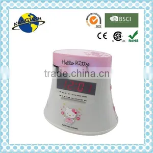 Gorgeous Design Hello Kitty Daylight AM FM Alarm Clock Radio thumbnail-1