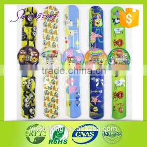 Plastic Children Toy Promotion Slap Watch Pvc Wrist Watch Quality Choice thumbnail-1