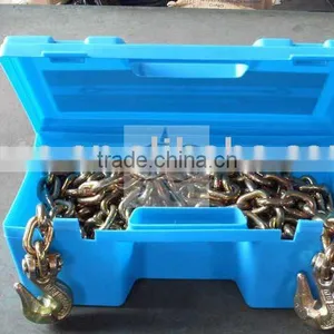 Galvanized Steel Link Chain With Hook, Australian Type thumbnail-1
