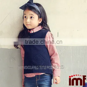 100% Cashmere Vest for Children thumbnail-1