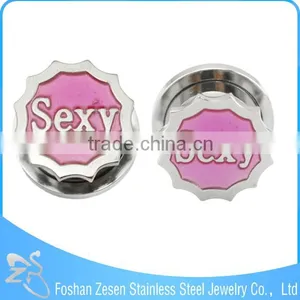 TP011184 New Design Rainbow Anodized Ear Plug Dangle Dream Catcher Body Jewelry thumbnail-5