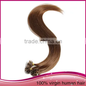 2016 New Arrival Colorful Nail Hair Factory Wholesale U-tip Hair Weave Extension thumbnail-2