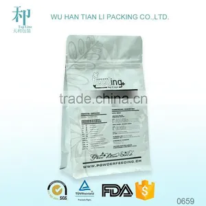 Dog Food Packing Flat Bottom Plastic Bags With Custom Logo Printing thumbnail-1