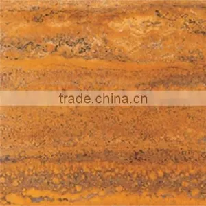 Yellow Travertine Slab,tiles,cubes for Flooring,paver,wall for Sale thumbnail-1