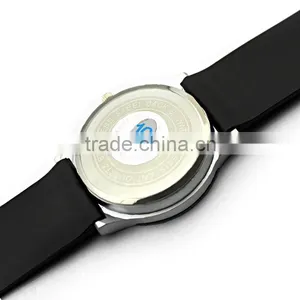 Stainless Steel Water Resistant Leather Band Couple Factory Watch thumbnail-5