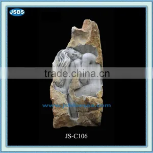 Famous Outdoor Antique Stone Naked Girl Statue thumbnail-1
