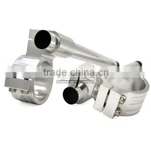 BJ-COHB-051B Manufacturer CNC Billet Alloy 51mm Raiser Off Road Clip On Handle Bar For Aprilia Mille R/RSVR thumbnail-5