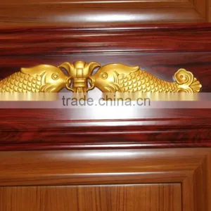 Single Door Sandwich Panel Interior 3 Panel Solid Wooden Door thumbnail-4