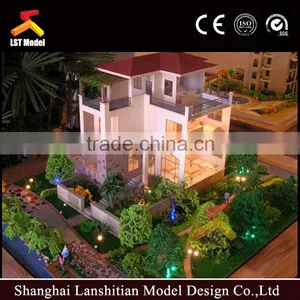 1/100 Scale Building Models of House Project With Marble Base thumbnail-3