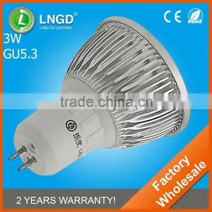 CE ROHS Aluminum High Power 3W MR16 LED Lamp thumbnail-1
