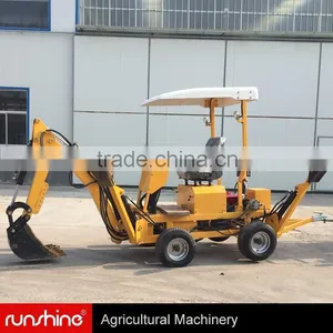Mini Excavator Manufacturer Factory Direct Self Powered Towable Backhoe for Sale thumbnail-2