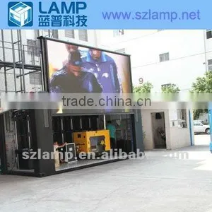 P10 Outdoor Full Color Led Screen Onto a Truck thumbnail-1