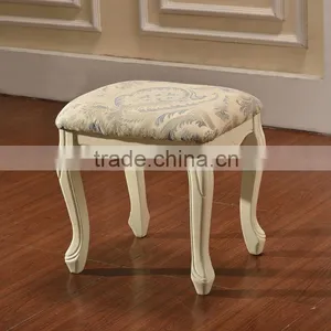White-blue Dressing Room Stool Fashion Stool thumbnail-1