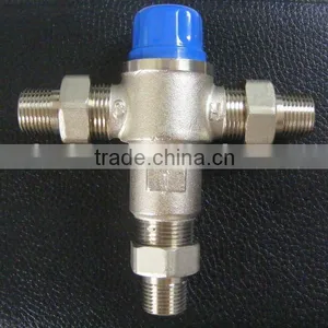 China Supplier Brass 3/4" Energy Regulator Thermostatic Mixing Valve(diverting Valve) thumbnail-1