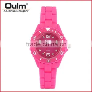 2015 Oulm Cheap Plastic Watch, Plastic Kids Digital Watches, Colorful Plastic Watch Wholesales thumbnail-2