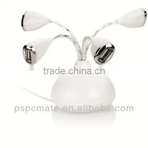 Colorful Light-up Flower Vase USB HUB Deconcentrator With 4 Port thumbnail-1