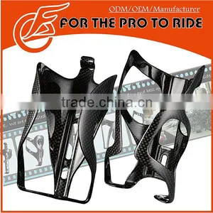 3K Clear Full Carbon Fibre Water Bottle Cage thumbnail-1