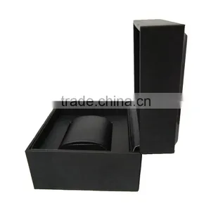 Luxury Black Wooden Watch Box & Watch Case For Men. thumbnail-5