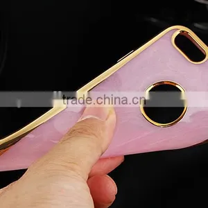 Slim Soft Granite Marble Grain TPU Silicon Back Case Cover For IPhone 6 6s Plus thumbnail-2