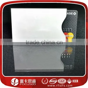 Customize Easy To Slide Contactless Card and Passort RFID Blocking Sleeves thumbnail-1