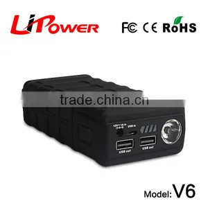 300A Start Current 12000mAh 12v Lithium Battery Pack All-in-One Mini Power Bank With LCD Display thumbnail-3