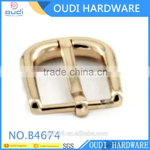 Custom Light Gold Metal Hardware Belt Accessories Pin Buckles thumbnail-2