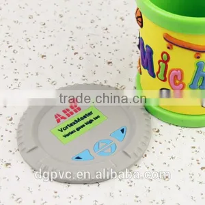 2015 Latest Design Eco-friendly Promotional Custom Embossed Coaster thumbnail-4