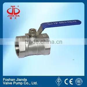 1000WOG 1pc Stainless Steel / Buy 1pc Stainless Steel / Handles Round/Screw Ball Valve Product thumbnail-1