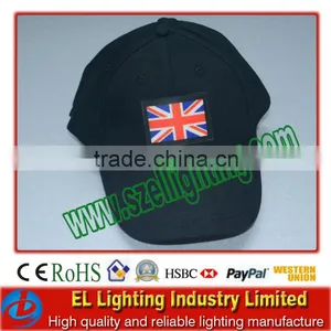 Custom el Flashing Caps Cotton Baseball Cap thumbnail-1