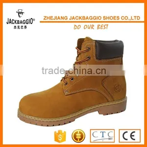 Barton Buffalo Leather Steel Toe PU Injection Industrial Shoes Working Shoes Safty Shoes thumbnail-4