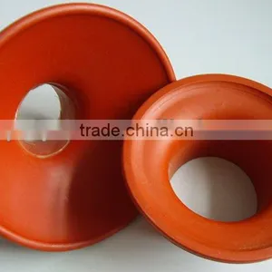 Red Flat Rim Heat Shrink Rain Shed thumbnail-1