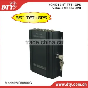 DTY VR8800G d1 H.264 sd Hdd Built-in Gps Module 4ch Mobile Dvr thumbnail-1