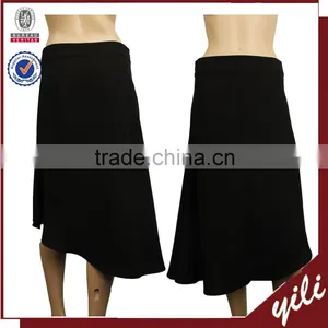2016 S/S New Design Woven Fabric Woman Black Skirt thumbnail-1