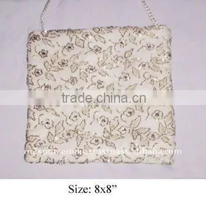 Ladies Purse, Fancy Ladies Purse, Beaded Purse thumbnail-1