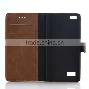 Most Popular Flip Pattern Wallet Leather Case for Blackberry LEAP With Stand thumbnail-6