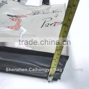 Hot Sale Pvc Coated Cotton Shopping Bag thumbnail-4