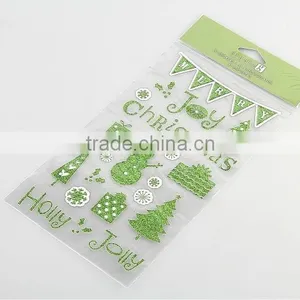 3m Vinyl Snowflake Glitter Stickers thumbnail-1