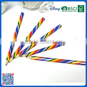 Promotional Fanvy Large Size Hexagonal Shape Colour Pencil With Four Color in a Lead for Gifts Supplier's Choice thumbnail-1