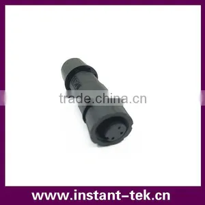 INST Male to Male With Nut Bulkhead Pigtail Cable M12 Connector thumbnail-2