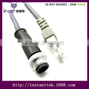 INST M12 8pin Waterproof Connector With Cable thumbnail-4
