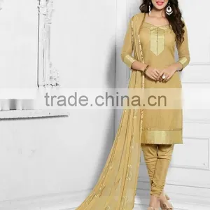 LATEST CHANDERI DESIGN SALWAR KAMEEZ thumbnail-1