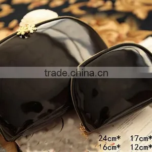 2016 Custom Makeup Travel Promotional Fashion PU Cosmetic Bags,Pvc Make up Brushes Bag thumbnail-5