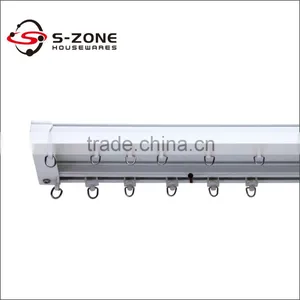 Plastic PVC Double Curtain Track Rail Fitting thumbnail-5