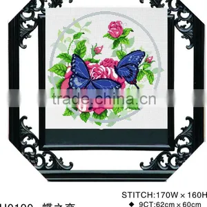 Flower Cross Stitch Kits Set thumbnail-1