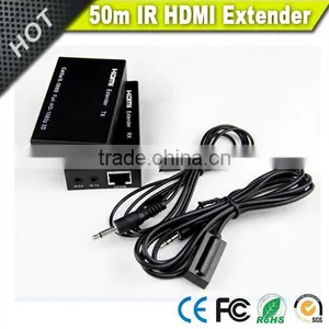 Vision Black 50m HDMI Extender With IR Over Ethernet Cat 5e/6 thumbnail-2