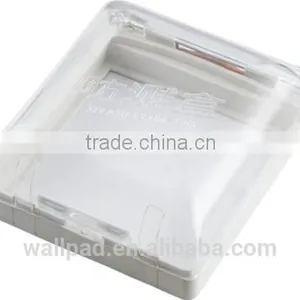 Wallpad for Wall Switch Socket Outlet 86 Type Transparent Plastic Box thumbnail-1