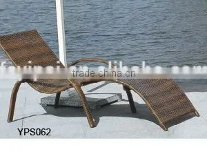 00 Aluminum Furniture for Outdoor Patio Comfortable Leisure Rattan Sun Lounge Chair YPS062 thumbnail-1